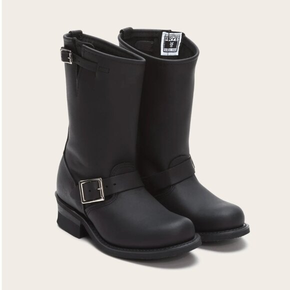 Frye Shoes - Frye 12R Engineer Womens Boots - Black, 7